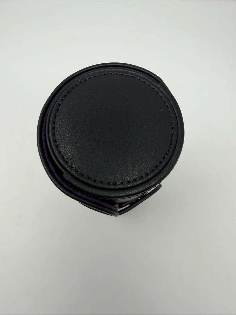 Heritage by WOLF Purple and Black Travel Watch Roll
